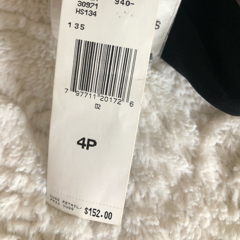 PERFECT LITLLE BLACK COCKTAIL PARTY DRESS NWT SIZE 4 PETITE - Picture 11 of 11